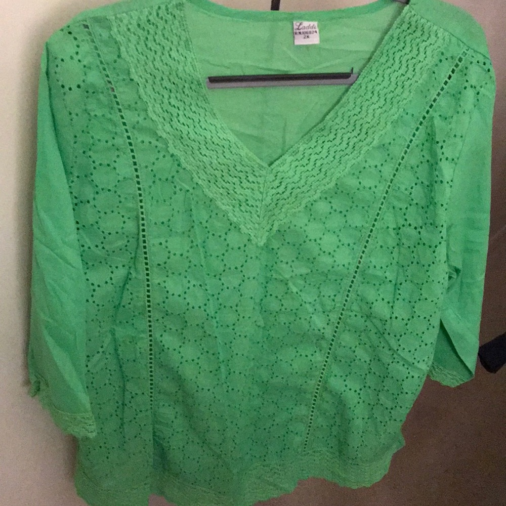Green top.